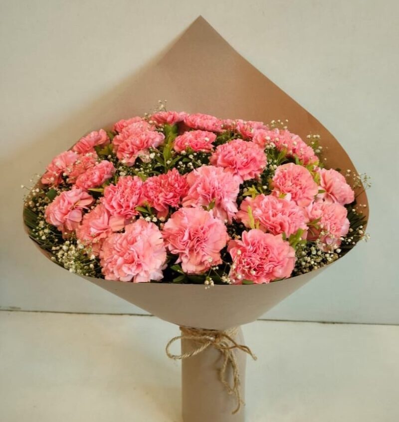 Pink Carnations Bouquet