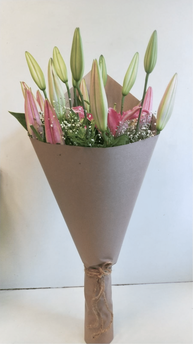 Bouquet of Fragrant Oriental Lilies